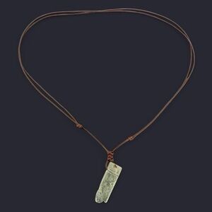 Prehnite Stone Pendant Necklace